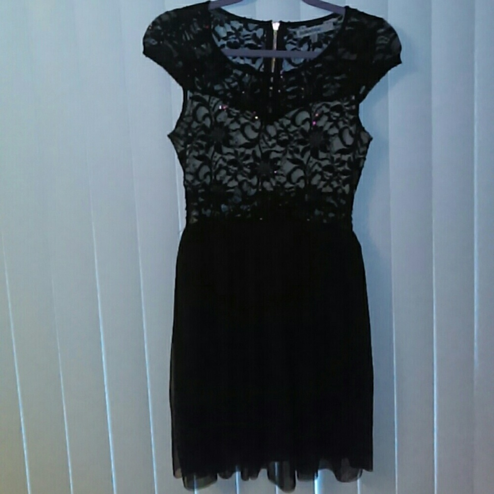 Baileyblue Black Lace Dress